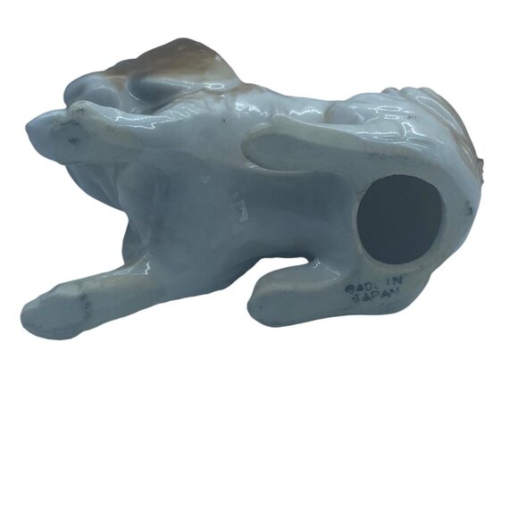 Vtg Pekingese Pug Dog Figurine Handcrafted In Japan Ceramic 2.5"x3.5" - Picture 5 of 11